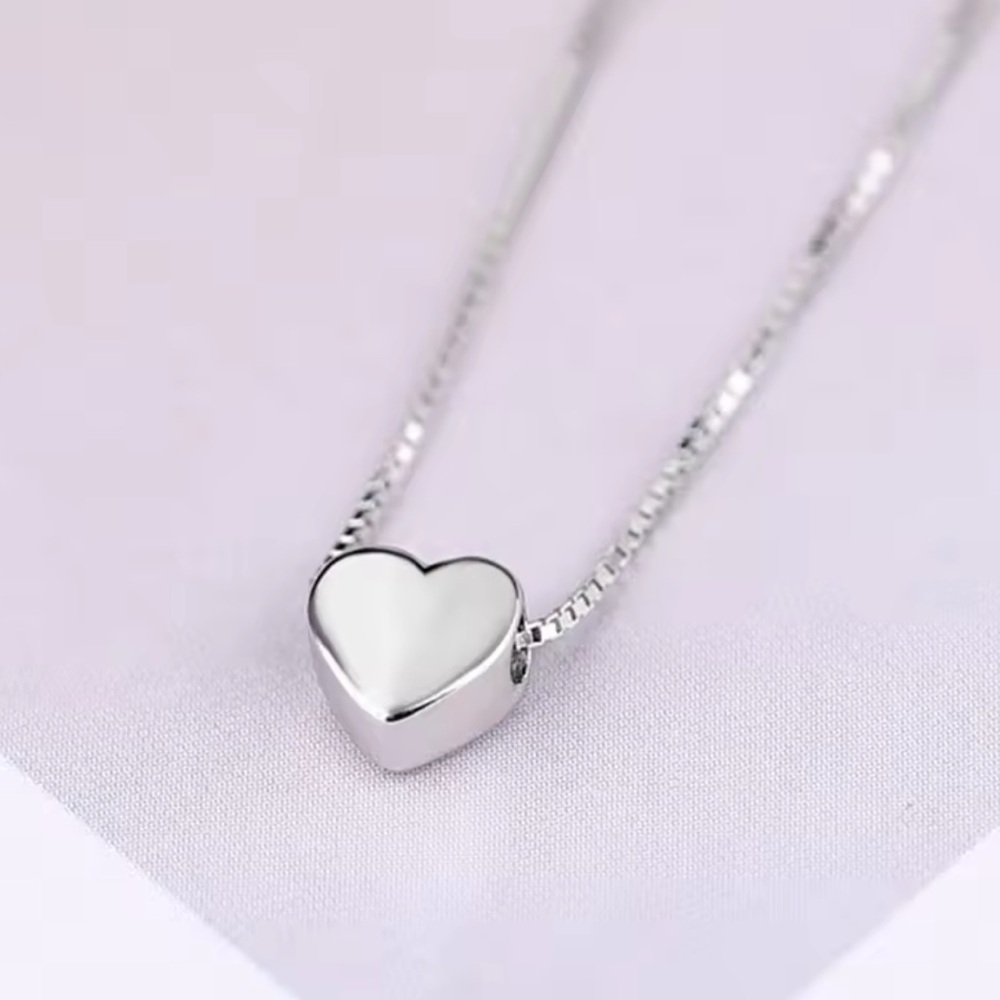 Sterling Silver Heart Necklace